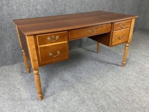 Solid Mahogany Contemporary Sheraton Style Desk