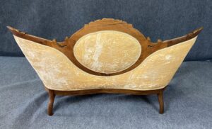 French Victorian Style Gold Settee