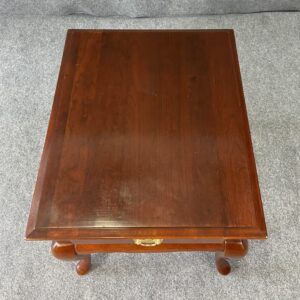 Cherry Queen Anne One Drawer End Table