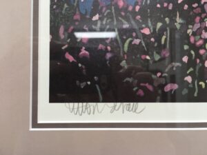 1988 Byron Birdsall Artist Signed Limited Edition Print Titled "McKinley Fire Weed"