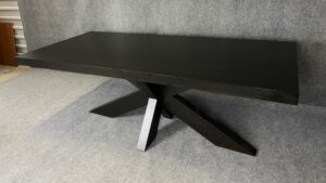 Long Rectangular Dining Table with X-Base