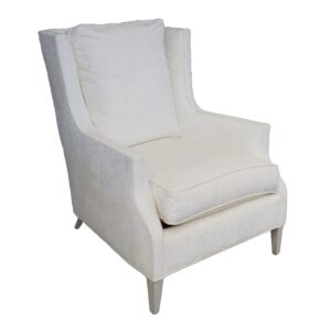 Vanguard Furniture White Upholstered Accent Chair