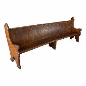 Early 1900s 9ft Oak and Pine Church Pew