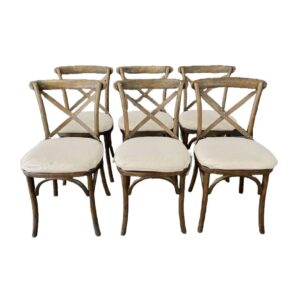 Set of 6 Restoration Hardware "Madeleine" Side Chairs