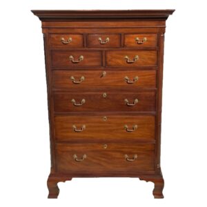 Henkel Harris Solid Mahogany New Market Chest of Drawers