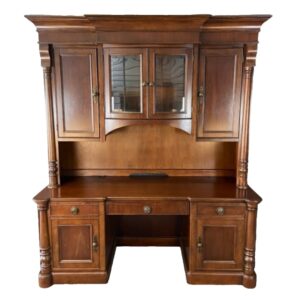 Desk with Bookcase/Credenza Top