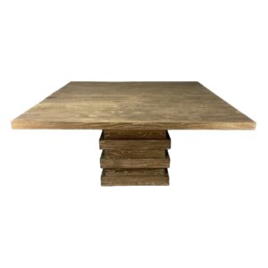 Restoration Hardware Stacked Square Dining Table