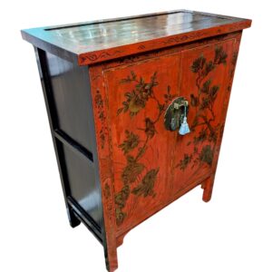 19th Century Hand Painted Chinese Cabinet/Bar