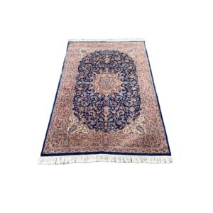 6x10 Blue Hand Knotted Area Rug