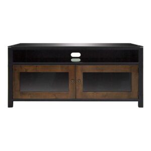 Glass-Panel TV Entertainment Center