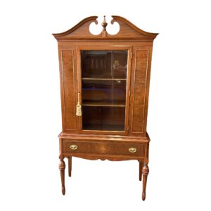 1930s Art Deco Petite China Cabinet