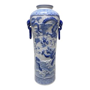 Chinese Blue & White Umbrella Stand