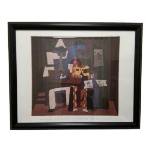 Picasso's "Three Musicians" Framed Giclee