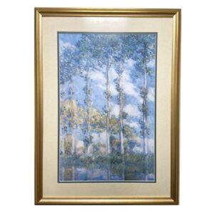 Framed Giclee of Claude Monet's "The Poplars"