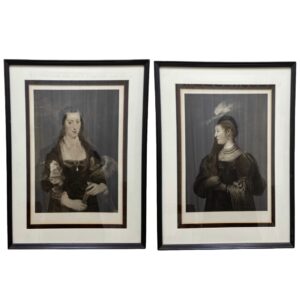 Pair of Giclees of Portraits by Rubens & Rembrandt