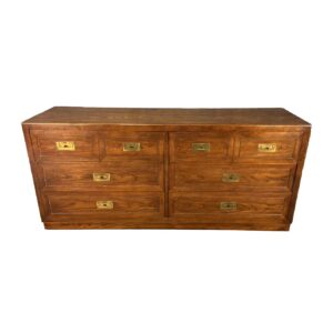 Vintage Dixie Oak "Act II" Campaign Style Dresser