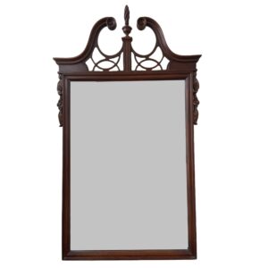 Vintage Mahogany Chippendale Style Mirror