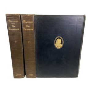 Two Volume Hardcover Set of The Decameron by Giovanni Boccaccio