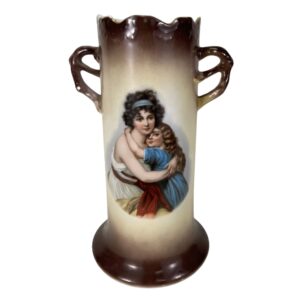 Mid to Late 1800’s Hand Painted German Vase