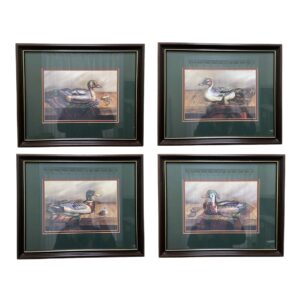 Set of 4 Duck Decoy Giclees