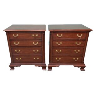 Pair of Henkel Harris Solid Cherry Nightstands