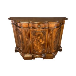 Early 1900's Elaborate Mahogany Foyer Cabinet