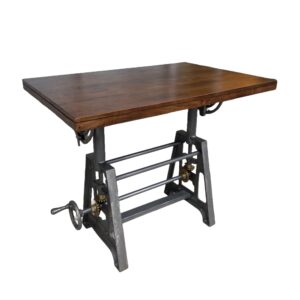 Arhaus Industrial Crank Drafting Table