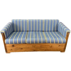 vFarmhouse Rustic This End Up Furniture Co. Solid Pine Sofa