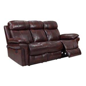 Leather Italia "Joplin" Power Reclining Leather Sofa