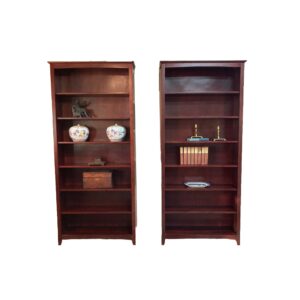 Pair of Cherry Bookcases