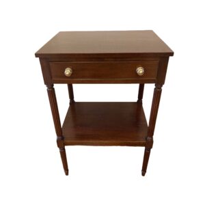 Mahogany Sheraton Style One Drawer Stand