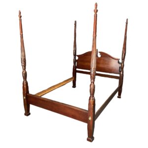 Sumter Furniture Rice Carved Queen Size Bed Frame