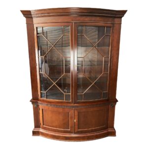 Baker Furniture Bow Front China Cabinet