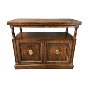 Henredon Mahogany Fliptop Dining Server / Bar Cart