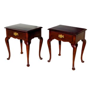 Henkel Harris Queen Anne Style End Tables