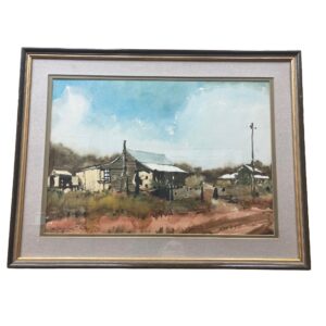 Original Watercolor Western Australian Scene 'Near Payne's Find'