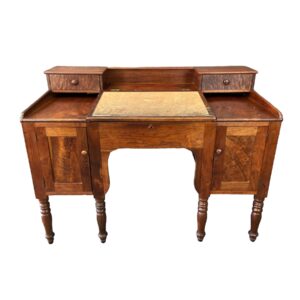 19th Century Southern Made Cherry & Walnut Executive Writing Desk